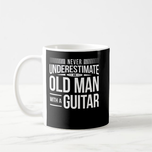 Taza De Café Jugador de guitarra padre abuelo Guitarista I (Izquierda)