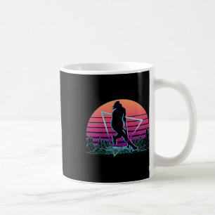 Taza De Café Jugador de Hockey Retro _1