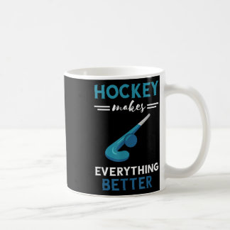 Taza De Café Jugador de Hockey sobre Césped Hace que Todo sea M