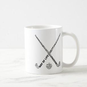 Taza De Café Jugador de Hockey sobre Césped Palabras Stick de H