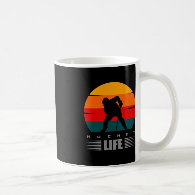 Taza De Café Jugador de hockey sobre hielo regalo 4 (Derecha)
