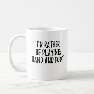 Taza De Café Jugador De Juego Gracioso Con Tarjeta De Mano Y Pi