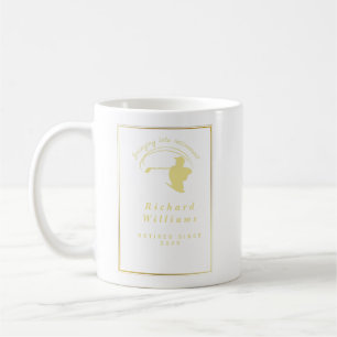 Taza De Café Jugador de oro verde clásico del Fiesta de golf de