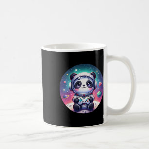 Taza De Café Jugador de Osito Panda Astronauta Fuera de Este Mu