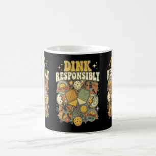 Taza De Café Jugador de Paleta de Pickleball Dink Responsableme