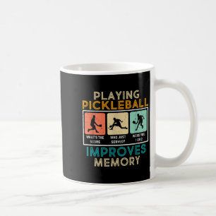 Taza De Café Jugador de Pickleball Cita Funny Pickleball Lover