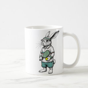 Taza De Café Jugador de Pickleball de Pascua de Conejo para Niñ