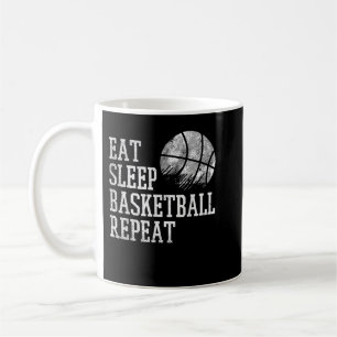 Taza De Café Jugador de repetición de básquetbol de sueño de Ee