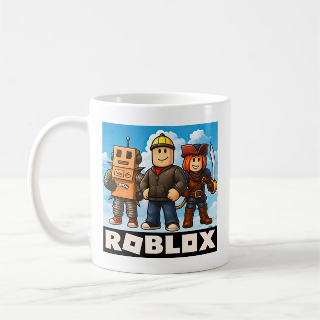 Taza De Café Jugador de Roblox (Izquierda)