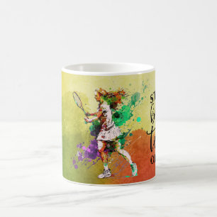 Taza De Café Jugador de tenis