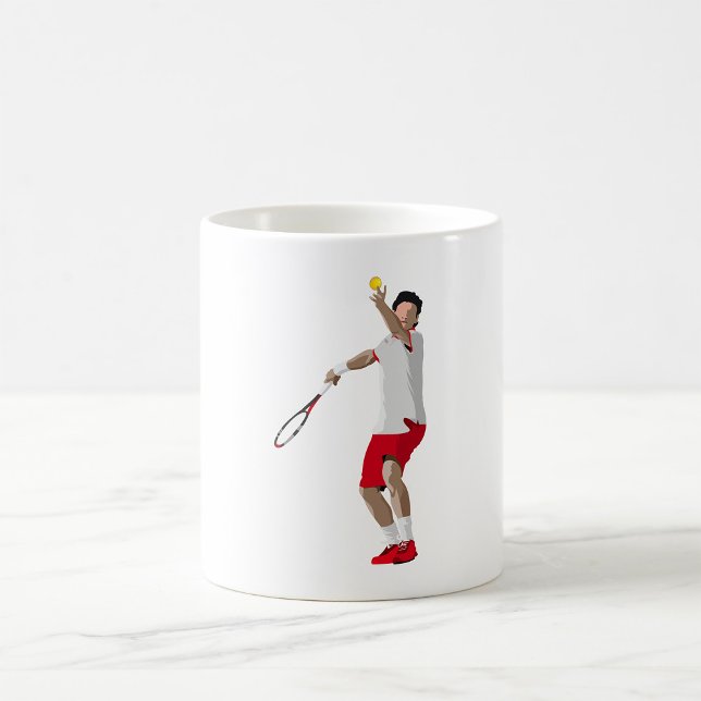 Taza De Café Jugador de tenis (Subido por el creador)