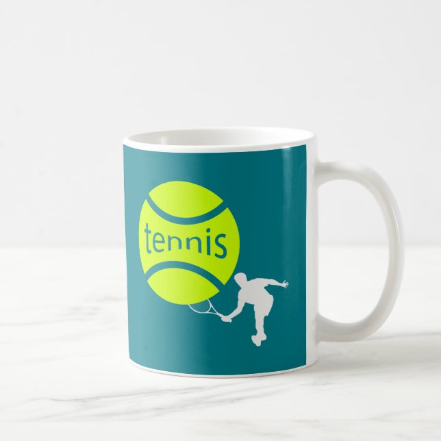 Taza De Café Jugador de tenis (Derecha)