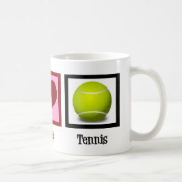Taza De Café Jugador De Tenis De Cute