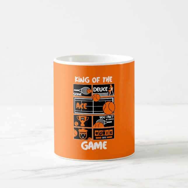 Taza De Café Jugador de tenis junior camiseta (Centro)