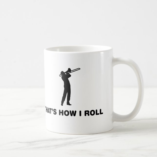 Taza De Café Jugador de Trombone (Derecha)