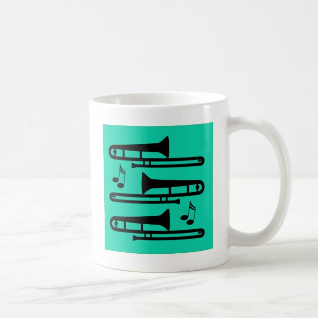 Taza De Café Jugador de Trombone (Derecha)