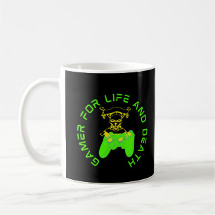 Taza De Café Jugador De Vida Y Muerte