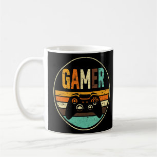 Taza De Café Jugador de videojuegos Jaming de niños adolescente