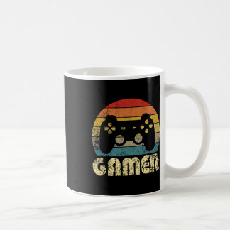 Taza De Café Jugador de videojuegos retro gamer niños adolescen