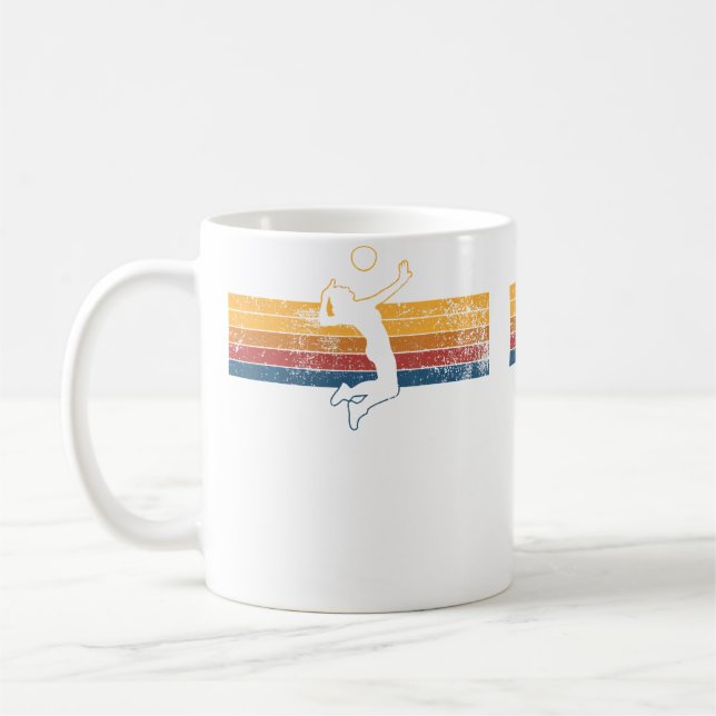 Taza De Café Jugador de Voleibol (Izquierda)