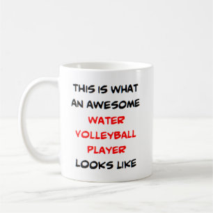 Taza De Café jugador de voleibol de agua, genial