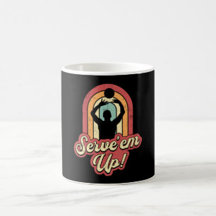 Taza De Café Jugador de voleibol de playa