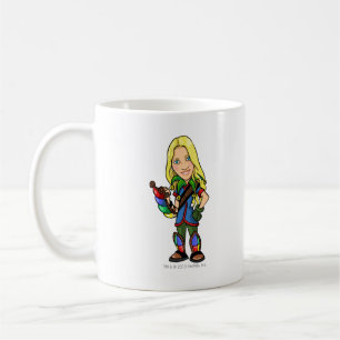 Taza De Café Jugador del personal de la isla de Socktastic Roo