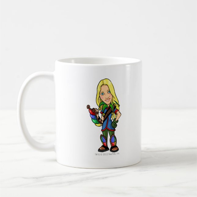 Taza De Café Jugador del personal de la isla de Socktastic Roo (Izquierda)