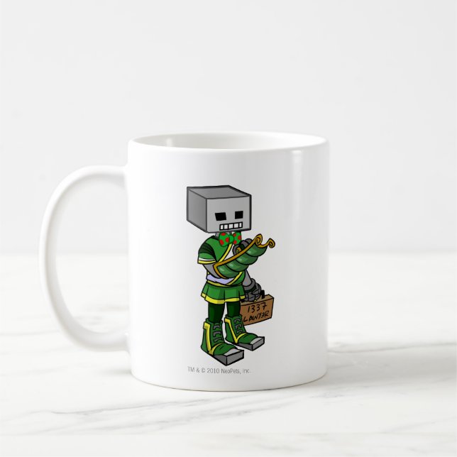 Taza De Café Jugador del personal de Lawyerbot Brightvale (Izquierda)
