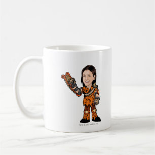 Taza De Café Jugador del personal de LornaDesparow Tyrannia