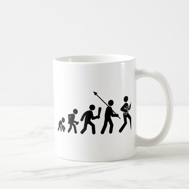 Taza De Café Jugador del Ukulele (Derecha)