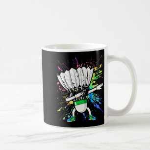 Taza De Café Jugador Divertido de Bádminton Niños Hombres Mujer