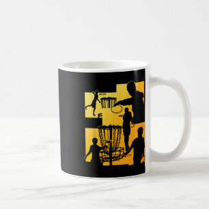 Taza De Café Jugador Divertido de Golf con Disco Disco Volador