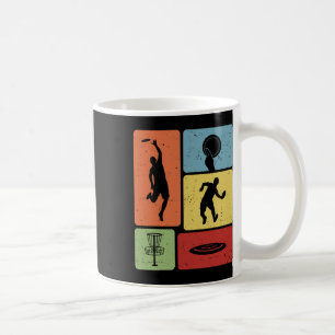 Taza De Café Jugador Divertido de Golf con Disco Disco Volador