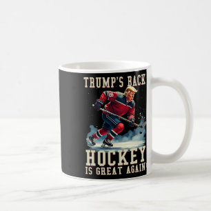 Taza De Café Jugador Divertido de Hockey Trump Genial Hockey so