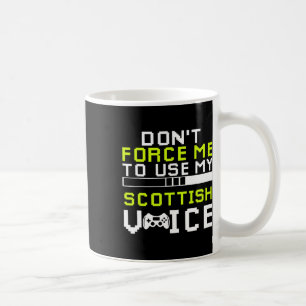 Taza De Café Jugador Escocés Sarcástico Sarcasmo Escocés Juegos