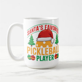 Taza De Café Jugador favorito de baloncesto de Santa Claus - Gr