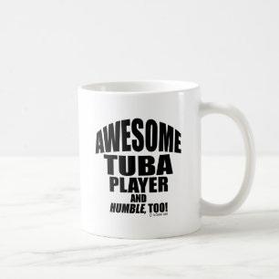 Taza De Café Jugador impresionante de la tuba