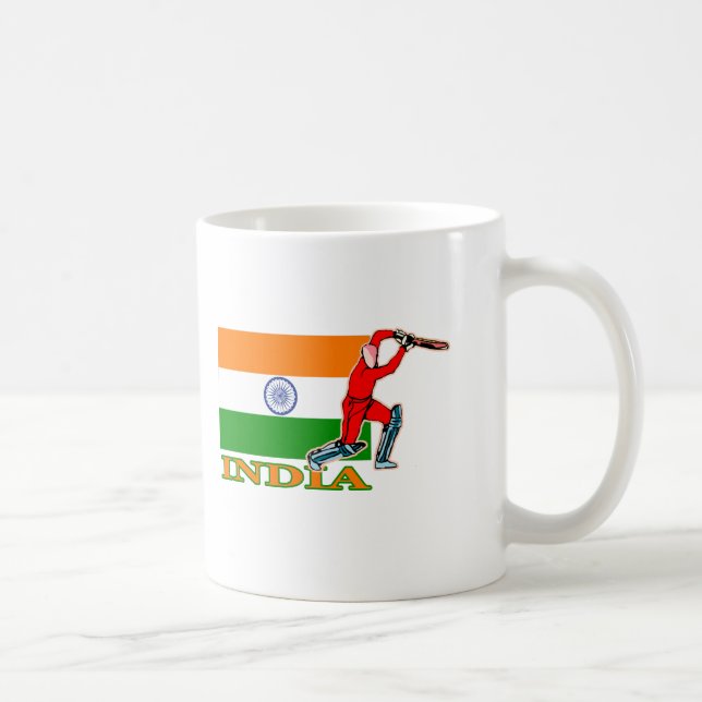 Taza De Café Jugador indio del grillo (Derecha)