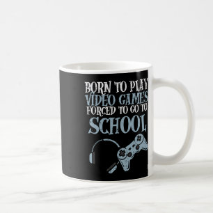 Taza De Café Jugador Nacido Jugar Videojuego Diversión Juegos H