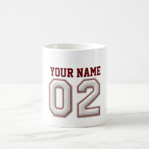 Taza De Café Jugador número 2 - puntadas frescas del béisbol