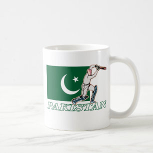 Taza De Café Jugador paquistaní del grillo