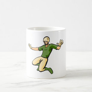 Taza De Café Jugador Retro de Béisbol Gráfico Deportivo Vintage