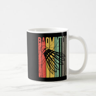 Taza De Café Jugador Retro Dminton Sports Shuttle Dminton L