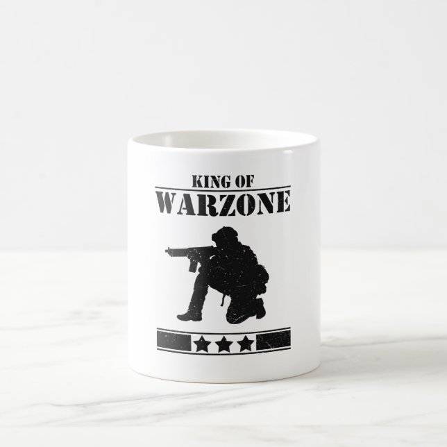 Taza De Café Jugador Rey Del Juego De La Guerra (Centro)
