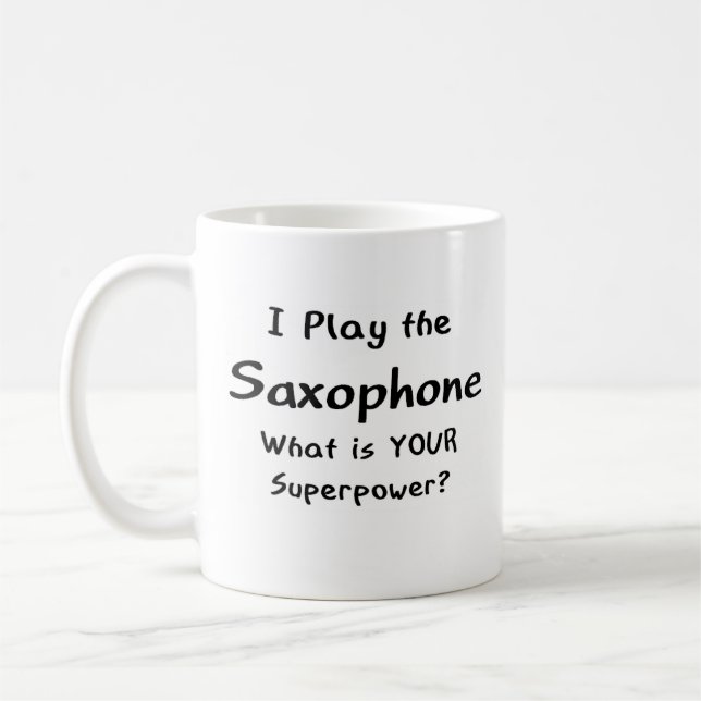 Taza De Café jugador saxofón (Izquierda)