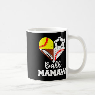 Taza De Café Jugadora de fútbol soccer fútbol béisbol softball