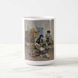 Taza De Café Jugadora de guitarra Flamenco (Guitarista Española