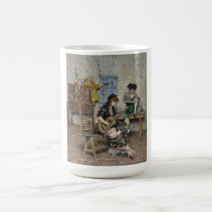 Taza De Café Jugadora de guitarra Flamenco (Guitarista Española