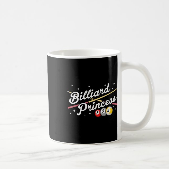 Taza De Café Jugadores Billiard Princess Pool Billia (Derecha)